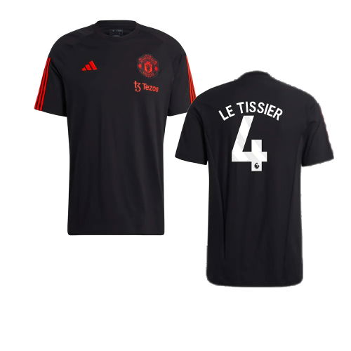 2023-2024 Man Utd Training Tee (Black) (Le Tissier 4)
