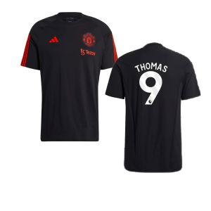 2023-2024 Man Utd Training Tee (Black) (Thomas 9)
