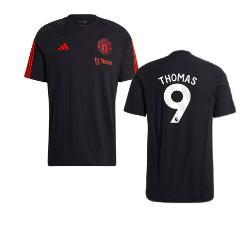 2023-2024 Man Utd Training Tee (Black) (Thomas 9)
