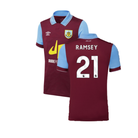 2023-2024 Burnley Home Shirt (Kids) (Ramsey 21)