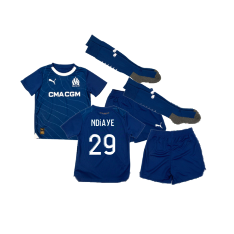 2023-2024 Marseille Away Mini Kit (Ndiaye 29)