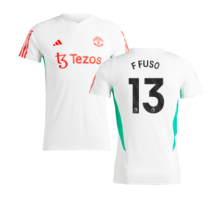 2023-2024 Man Utd Training Jersey (White) - Ladies (F Fuso 13)