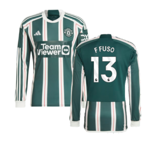 2023-2024 Man Utd Long Sleeve Away Shirt (F Fuso 13)