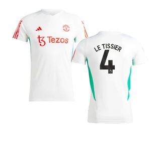 2023-2024 Man Utd Training Jersey (White) - Ladies (Le Tissier 4)
