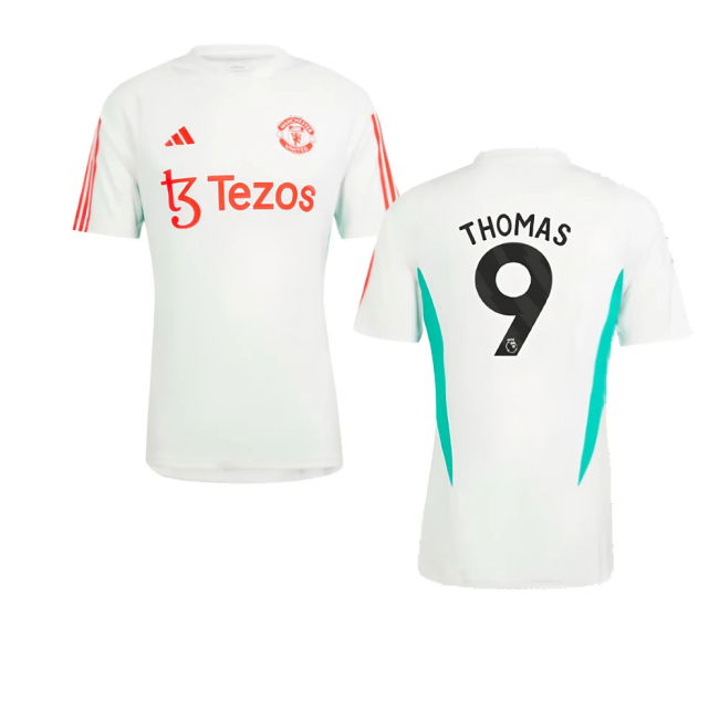2023-2024 Man Utd Training Jersey (White) (Thomas 9)