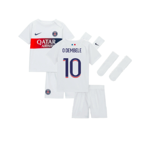 2023-2024 PSG Away Baby Kit (O Dembele 10)