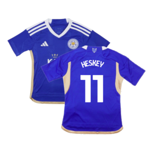 2023-2024 Leicester City Home Shirt (Kids) (Heskey 11)