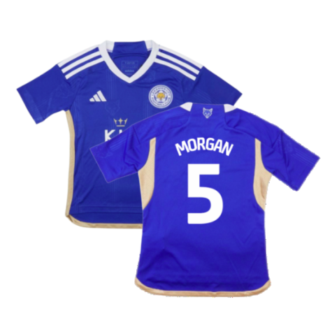 2023-2024 Leicester City Home Shirt (Kids) (Morgan 5)