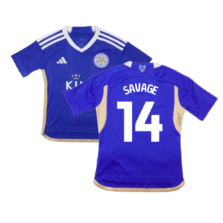 2023-2024 Leicester City Home Shirt (Kids) (Savage 14)