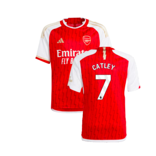 2023-2024 Arsenal Home Shirt (Kids) (Catley 7)