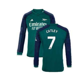 2023-2024 Arsenal Long Sleeve Third Shirt (Catley 7)