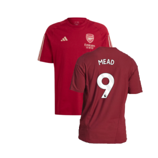 2023-2024 Arsenal Training Tee (Red) (Mead 9)