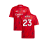 2023-2024 Arsenal Pre-Match Shirt (Red) - Kids (Russo 23)