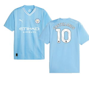 2023-2024 Man City Home Shirt (Castellanos 10)