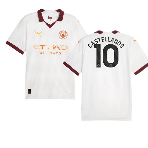 2023-2024 Man City Away Shirt (Castellanos 10)