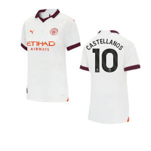 2023-2024 Man City Away Shirt (Ladies) (Castellanos 10)