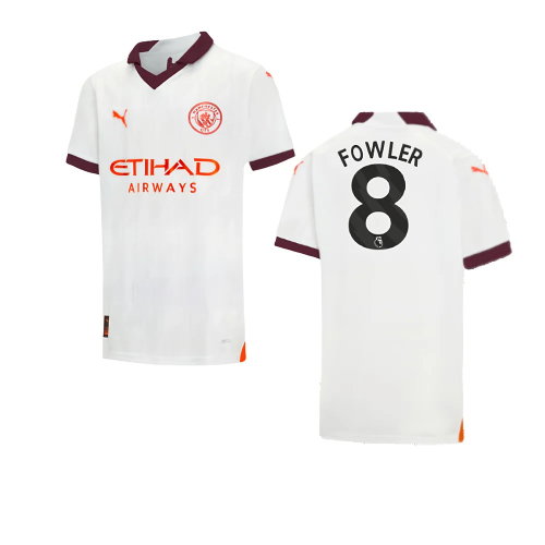 2023-2024 Man City Away Shirt (Kids) (Fowler 8)