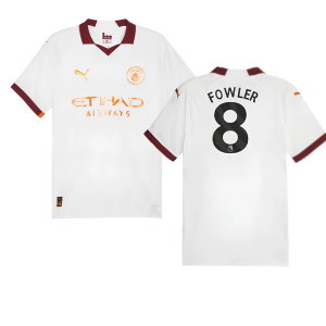 2023-2024 Man City Authentic Away Shirt (Fowler 8)