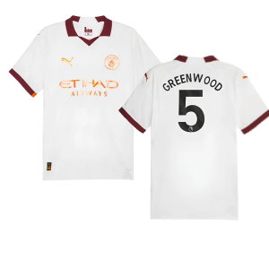 2023-2024 Man City Authentic Away Shirt (Greenwood 5)