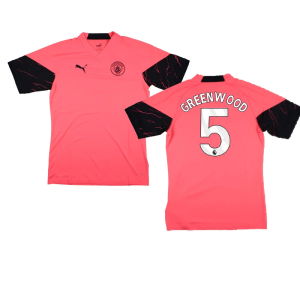2023-2024 Man City Training Jersey Pro (Sunset Glow) (Greenwood 5)