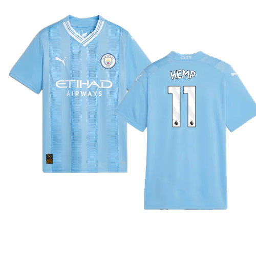2023-2024 Man City Home Shirt (Kids) (Hemp 11)