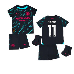 2023-2024 Man City Third Baby Kit (Hemp 11)