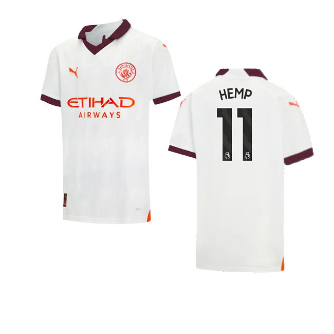 2023-2024 Man City Away Shirt (Kids) (Hemp 11)