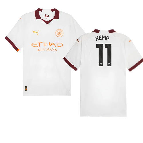 2023-2024 Man City Authentic Away Shirt (Hemp 11)