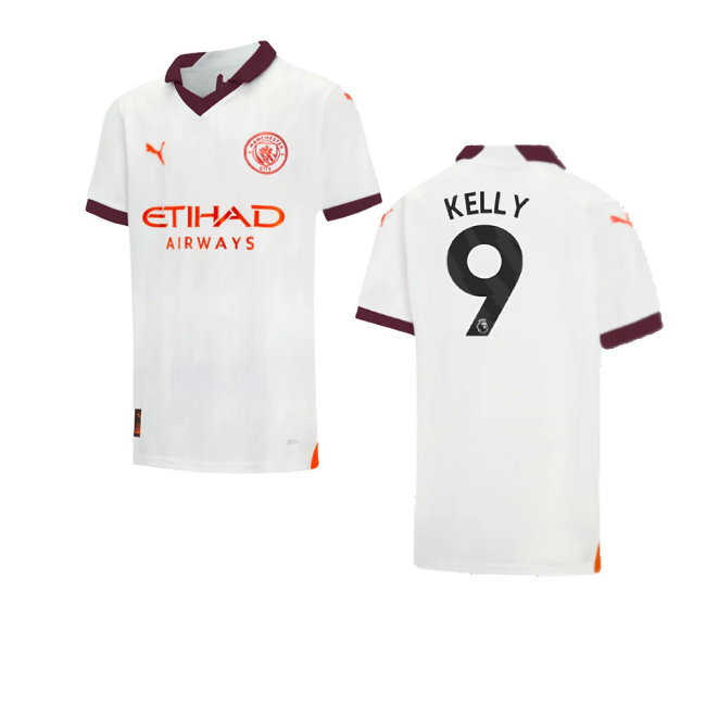 2023-2024 Man City Away Shirt (Kids) (Kelly 9)