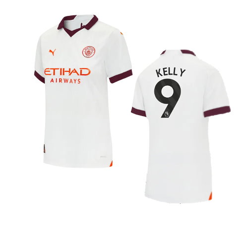 2023-2024 Man City Away Shirt (Ladies) (Kelly 9)