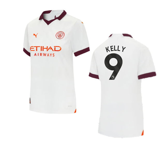2023-2024 Man City Away Shirt (Ladies) (Kelly 9)