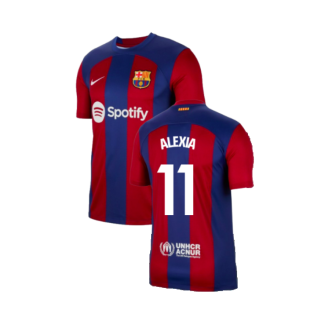 2023-2024 Barcelona Home Shirt (Alexia 11)