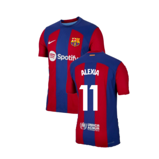 2023-2024 Barcelona Authentic Home Shirt (Alexia 11)