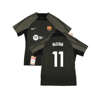 2023-2024 Barcelona Strike Dri-Fit Training Shirt (Sequoia) - Kids (Alexia 11)