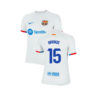 2023-2024 Barcelona Away Shirt (Ladies) (Bronze 15)