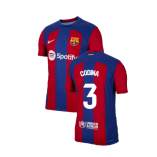2023-2024 Barcelona Authentic Home Shirt (Codina 3)