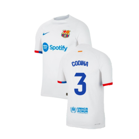 2023-2024 Barcelona Away Authentic Away Shirt (Codina 3)