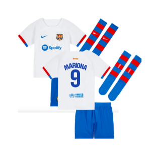 2023-2024 Barcelona Away Little Boys Mini Kit (Mariona 9)