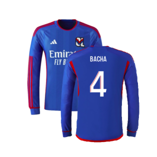 2023-2024 Olympique Lyon Long Sleeve Away Shirt (Bacha 4)