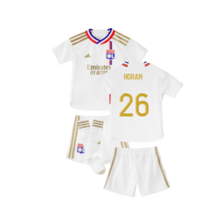 2023-2024 Olympique Lyon Home Mini Kit (Horan 26)