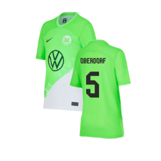 2023-2024 Wolfsburg Home Shirt (Kids) (Oberdorf 5)