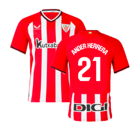2023-2024 Athletic Bilbao Home Shirt (Kids) (Ander Herrera 21)