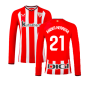 2023-2024 Athletic Bilbao Long Sleeve Home Shirt (Ander Herrera 21)