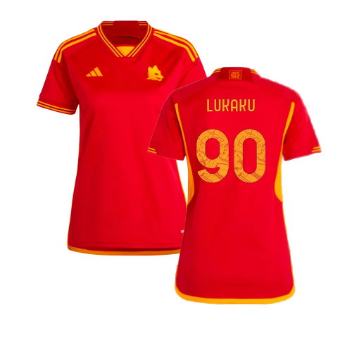 2023-2024 Roma Home Shirt (Ladies) (LUKAKU 90)