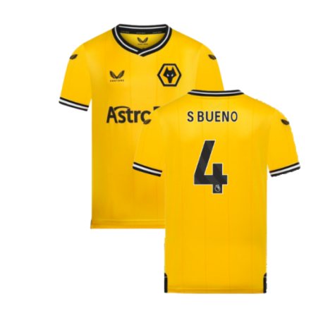2023-2024 Wolves Home Shirt (Kids) (S Bueno 4)