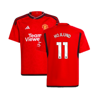 2023-2024 Man Utd Home Shirt (Kids) (Hojlund 11)