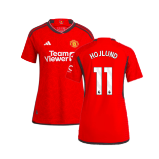 2023-2024 Man Utd Authentic Home Shirt (Ladies) (Hojlund 11)