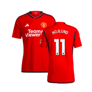 2023-2024 Man Utd Authentic Home Shirt (Hojlund 11)