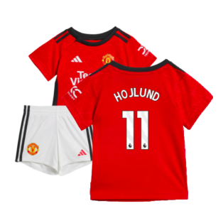 2023-2024 Man Utd Home Baby Kit (Hojlund 11)