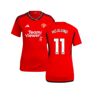 2023-2024 Man Utd Home Shirt (Ladies) (Hojlund 11)